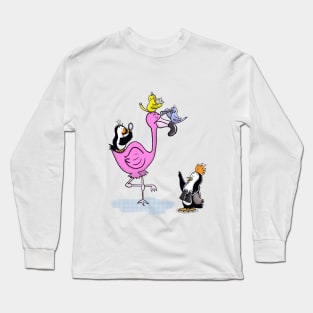 Birdwatching - Birds Watching Birds Long Sleeve T-Shirt